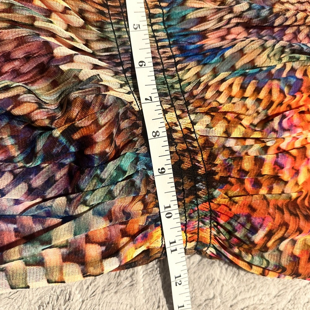 Asymmetrical Ruched Cocktail Dress - Picture 3 of 6
